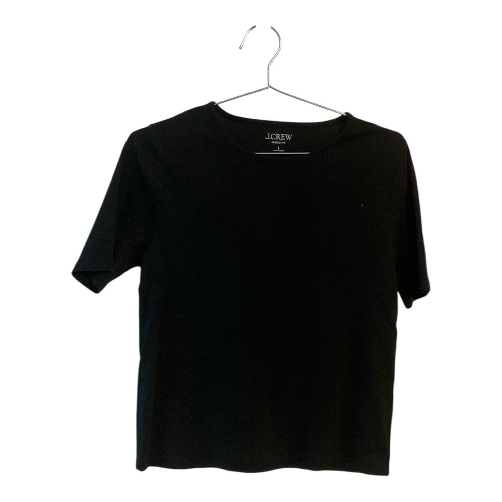 J. Crew Women’s Classic Black Short Sleeve Tee